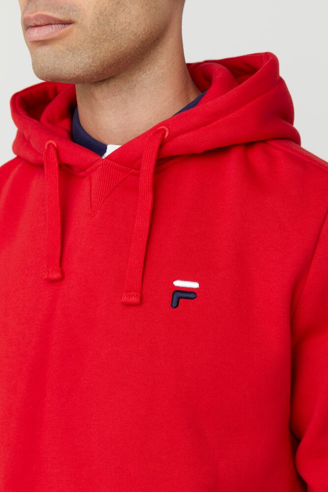 Sudadera con Capucha Fila Luka Hoodie Hombre Rojas | 826341OWD