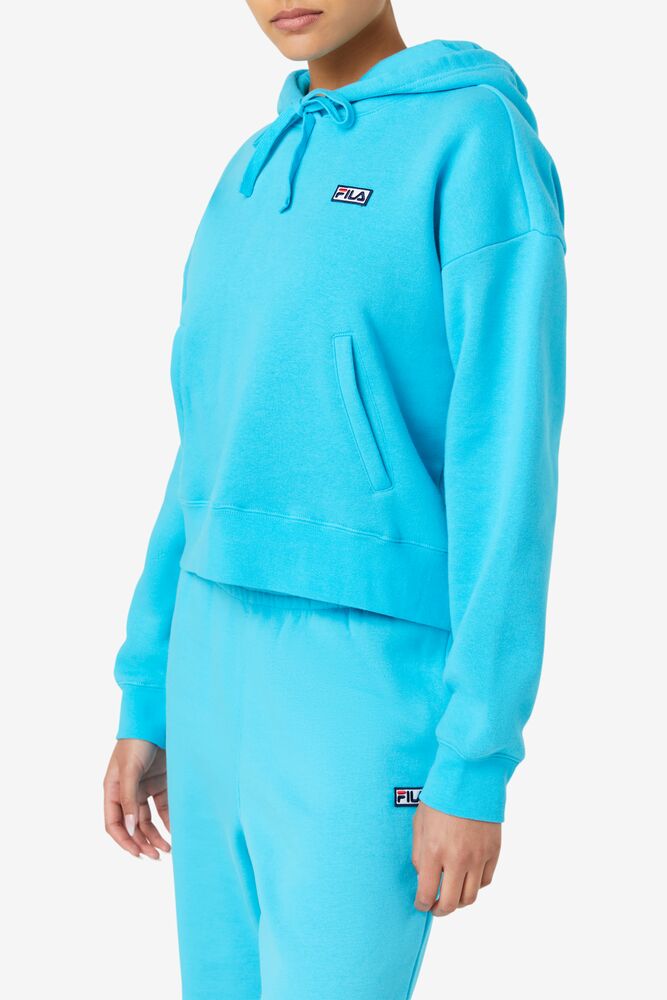 Sudadera con Capucha Fila Marina Hoodie Mujer Azules | 364218YEI