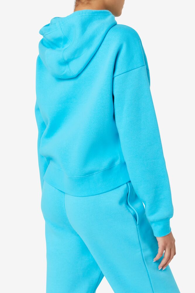 Sudadera con Capucha Fila Marina Hoodie Mujer Azules | 364218YEI