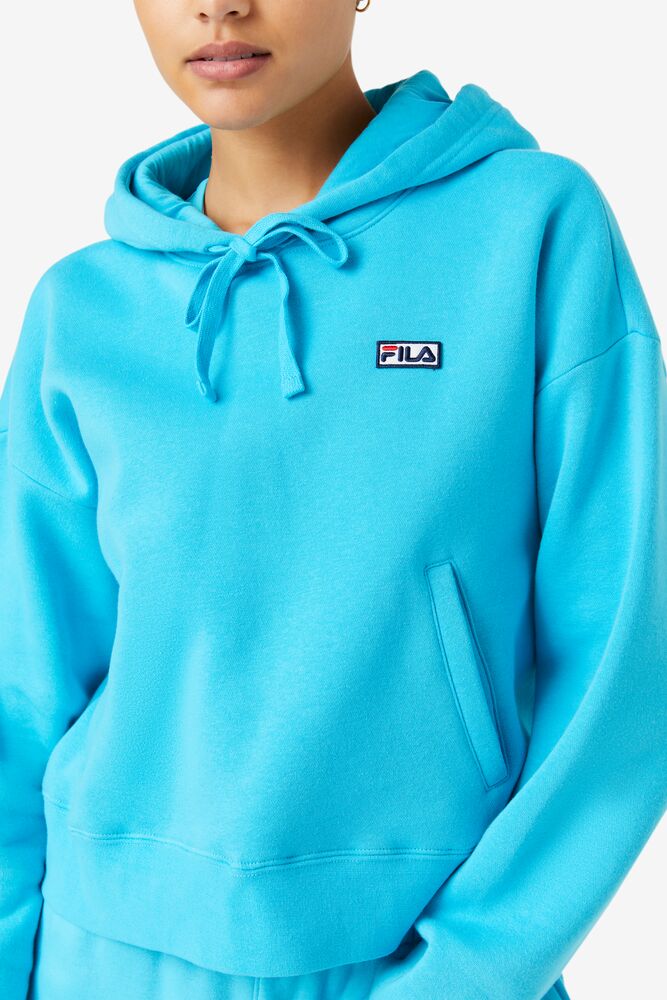 Sudadera con Capucha Fila Marina Hoodie Mujer Azules | 364218YEI