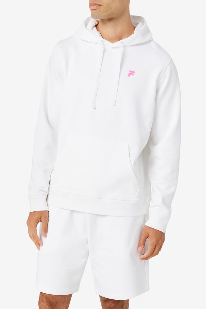 Sudadera con Capucha Fila Phoenix Hoodie Unisex Blancas Rosas | 130749GSW