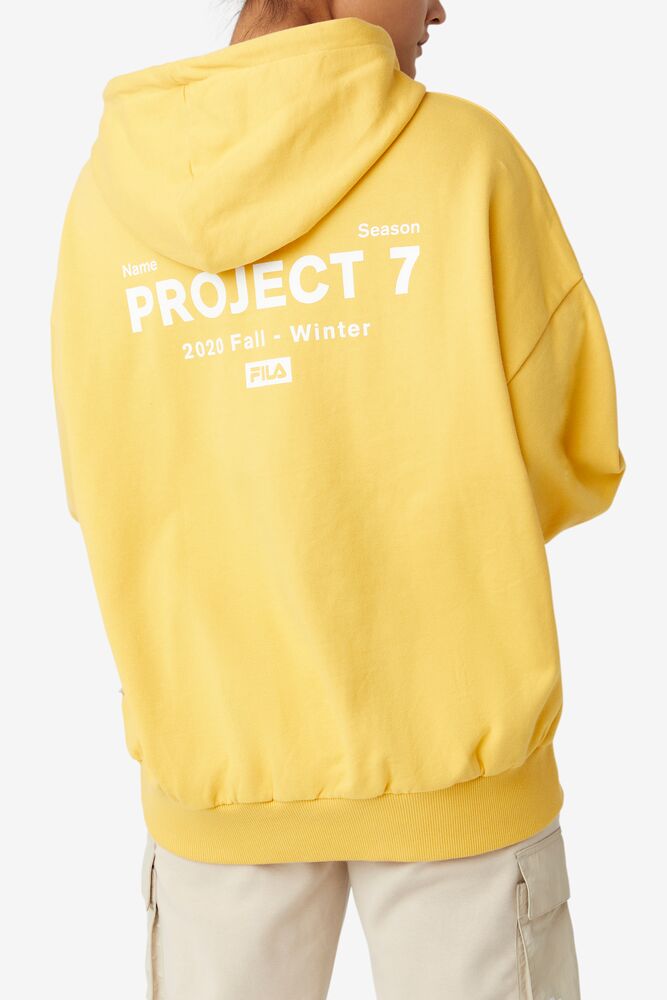 Sudadera con Capucha Fila Project 7 Hoodie Mujer Moutarde | 705834HIU