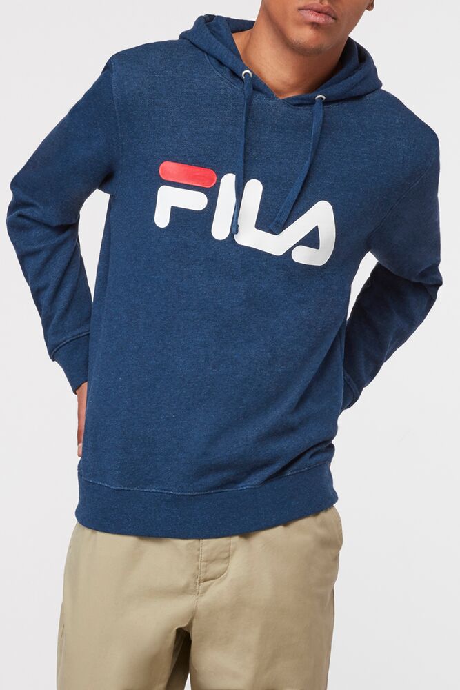 Sudadera con Capucha Fila Queens Hoody Hombre Navyh/Wht/Cred | 930526JQV