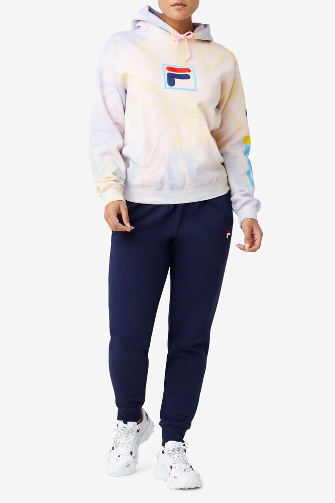 Sudadera con Capucha Fila Tie Dye Puff Hoodie Unisex 099 Tie Dye | 143796THP