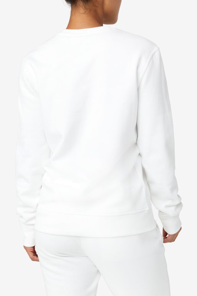 Sudaderas Fila Kieve Sweatshirt Unisex Blancas | 092578BHW