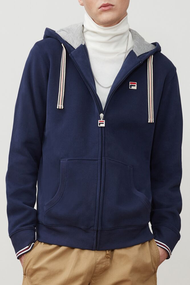 Sudaderas Fila Tenconi Hooded Sweatshirt Hombre Peac/Hgry | 167402LZO