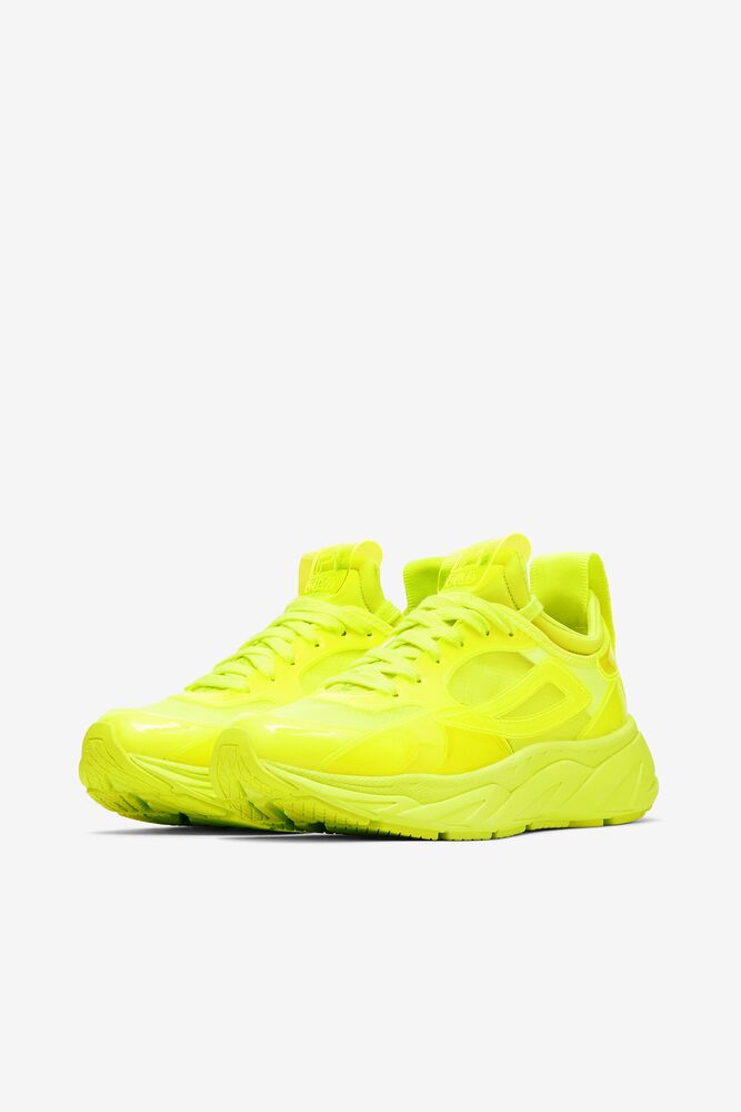 Tenis Fila Amore Tl Sneakers Mujer Amarillo Amarillo Blancas | 852364CAV