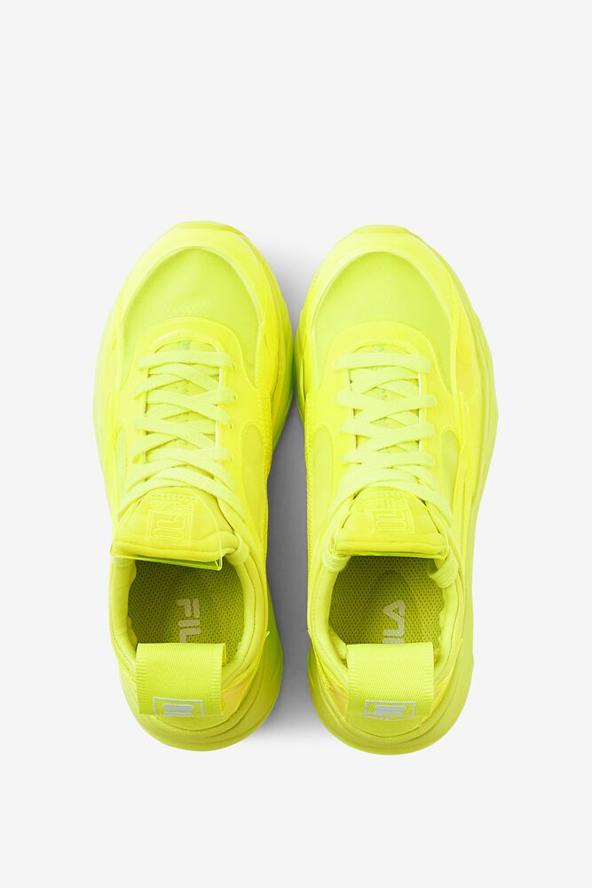 Tenis Fila Amore Tl Sneakers Mujer Amarillo Amarillo Blancas | 852364CAV