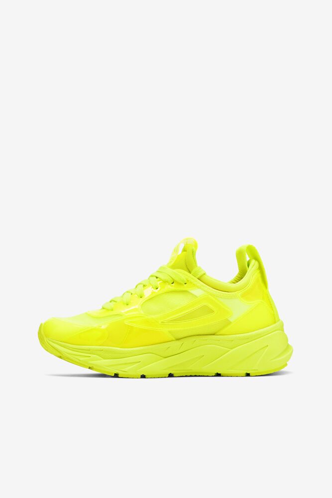 Tenis Fila Amore Tl Sneakers Mujer Amarillo Amarillo Blancas | 809741OXJ