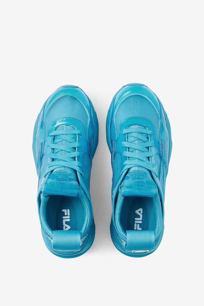 Tenis Fila Amore Tl Sneakers Mujer Azules Blancas Blancas | 596870XVS