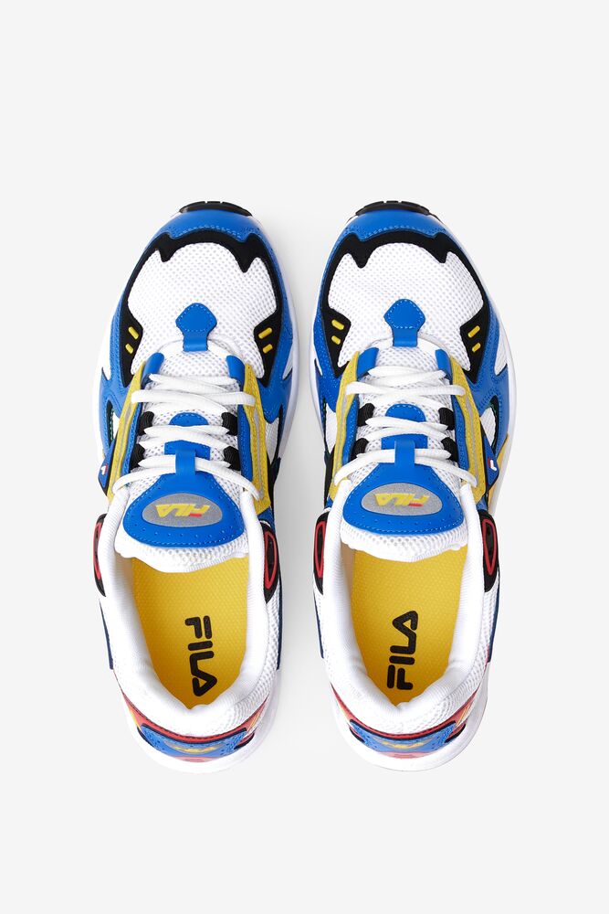 Tenis Fila Archive Rjv Sneakers Hombre Blancas Azules Rojas | 394652ZGK