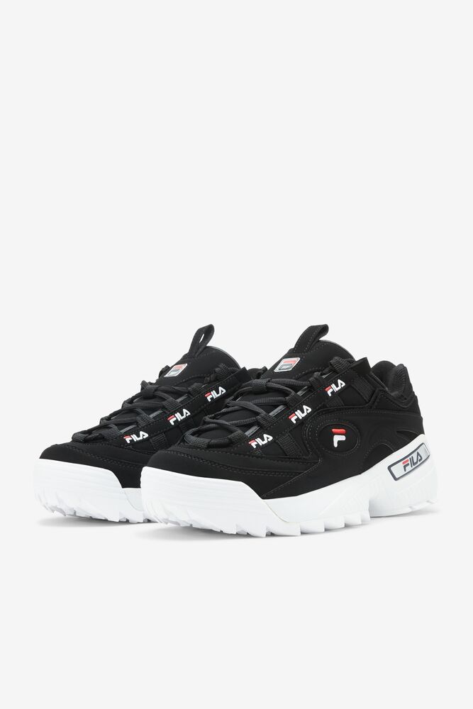 Tenis Fila D-formation Sneakers Hombre Negras Rojas Blancas | 745109WME