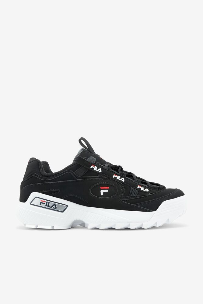 Tenis Fila D-formation Sneakers Hombre Negras Rojas Blancas | 745109WME