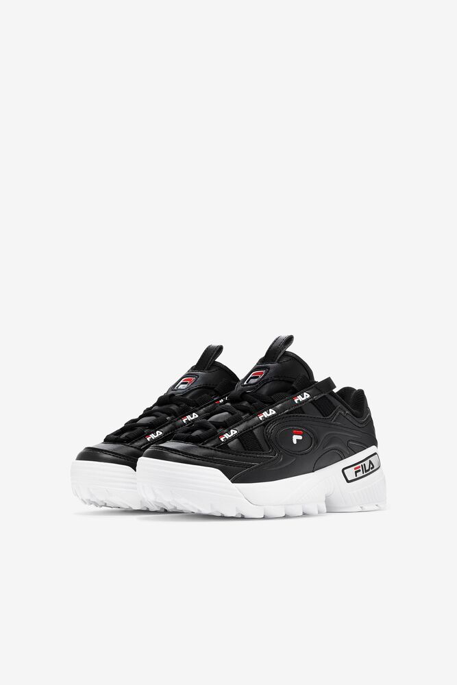 Tenis Fila D-formation Sneakers Unisex Negras Rojas Blancas | 316495RNW