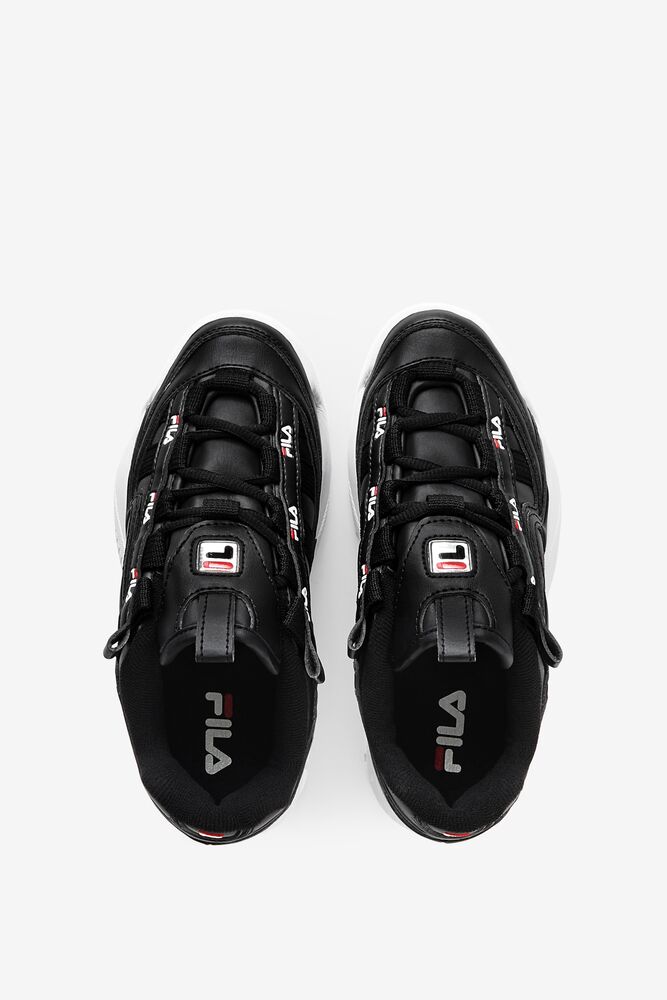 Tenis Fila D-formation Sneakers Unisex Negras Rojas Blancas | 316495RNW