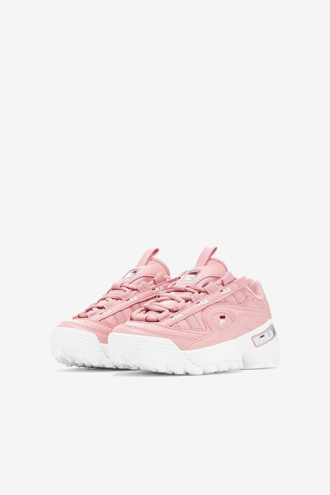 Tenis Fila D-formation Sneakers Unisex Rosas Rojas Blancas | 612570BHR