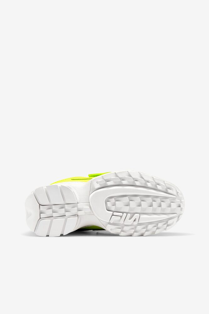 Tenis Fila Disruptor 2 Applique Sneakers Mujer Amarillo Amarillo Blancas | 729416XAV