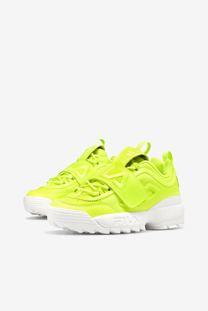 Tenis Fila Disruptor 2 Applique Sneakers Mujer Amarillo Amarillo Blancas | 729416XAV