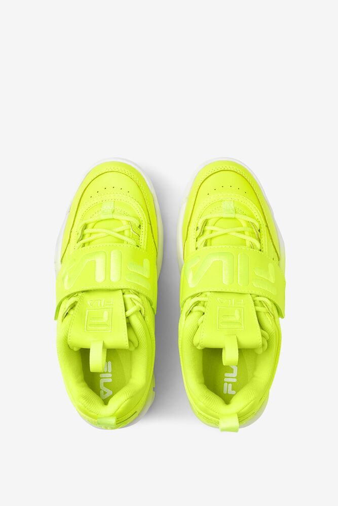 Tenis Fila Disruptor 2 Applique Sneakers Mujer Amarillo Amarillo Blancas | 729416XAV