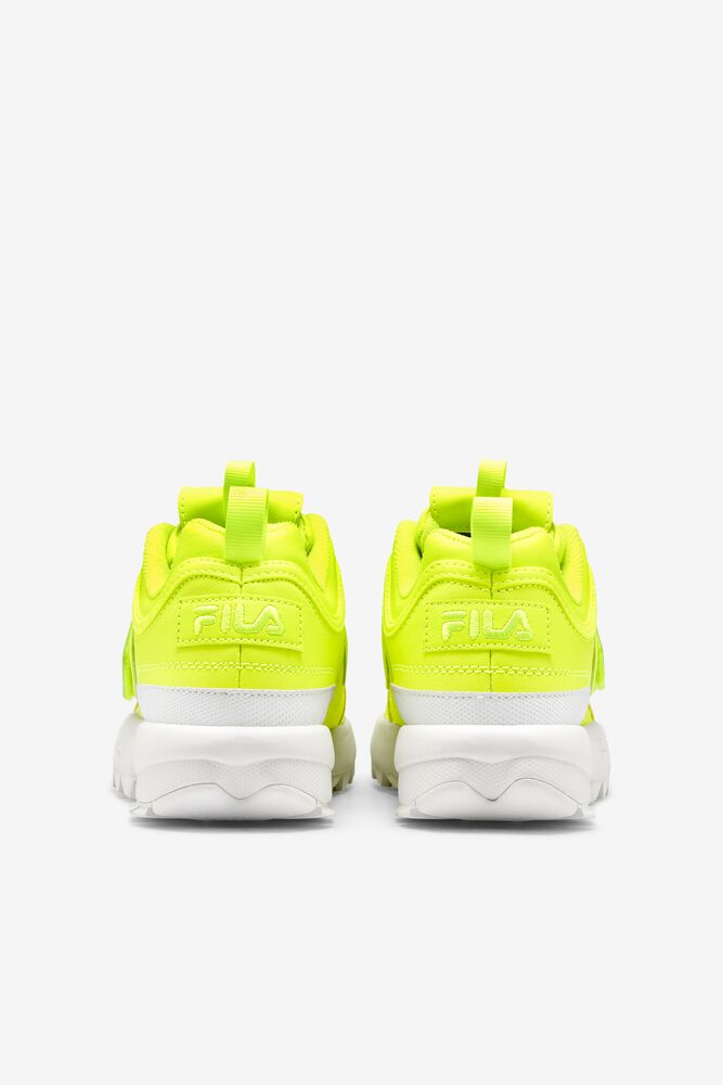 Tenis Fila Disruptor 2 Applique Sneakers Mujer Amarillo Amarillo Blancas | 629018HWY