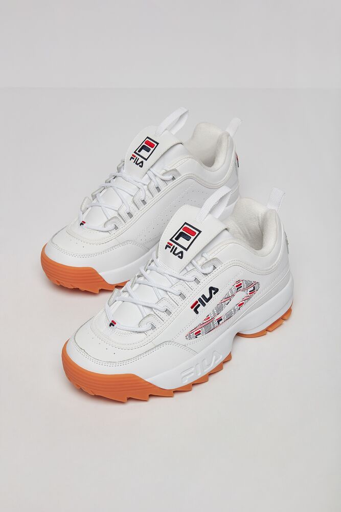 Tenis Fila Disruptor 2 Haze Sneakers Hombre Wht/Fnvy/Fred | 931857JKS