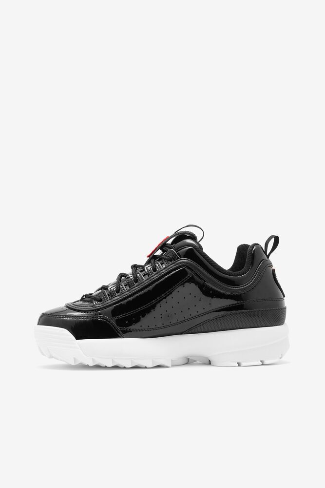 Tenis Fila Disruptor 2 Heart Sneakers Mujer Negras Negras Blancas | 302495DFW