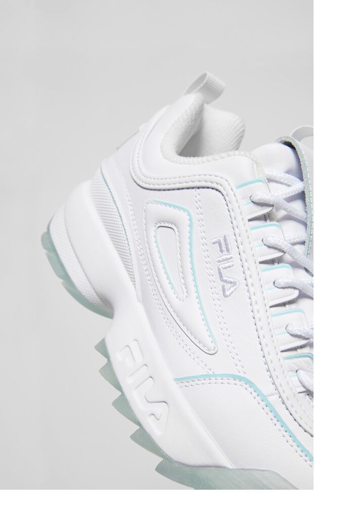 Tenis Fila Disruptor 2 Ice Sneakers Unisex Wht/Wht/Arbl | 452319HZP