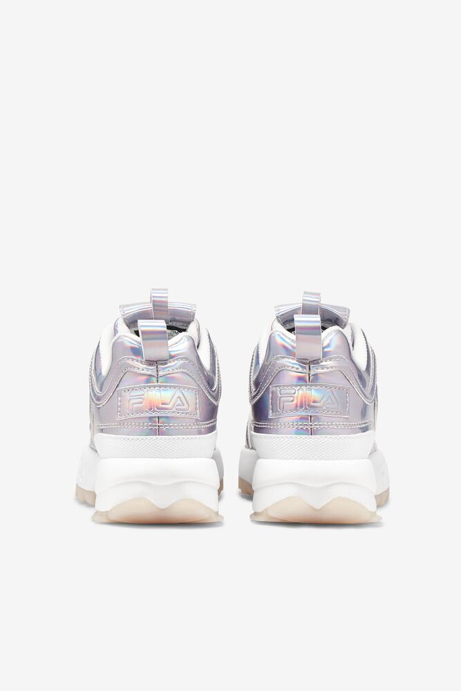 Tenis Fila Disruptor 2 Iridescent Sneakers Mujer Wht/Mult/Wht | 260435TBX