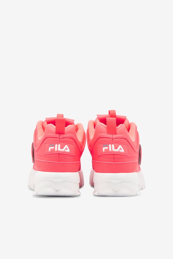 Tenis Fila Disruptor 2 Logo Reveal Sneakers Unisex Dpnk/Wht/Csrk | 798154GUH