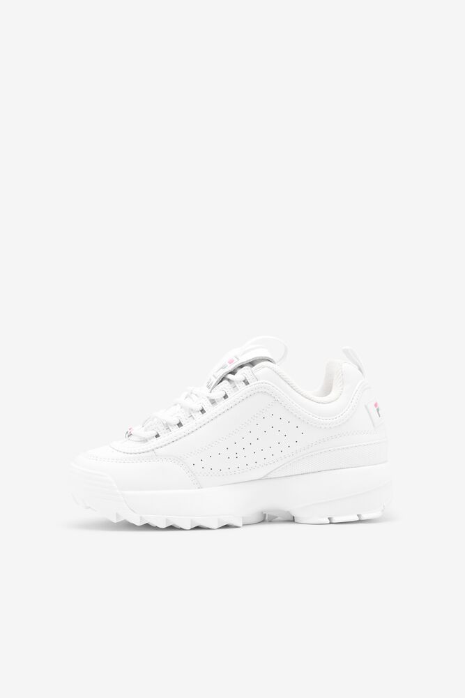 Tenis Fila Disruptor 2 Logo Reveal Sneakers Unisex Wht/Monu/Kopk | 439286PMC