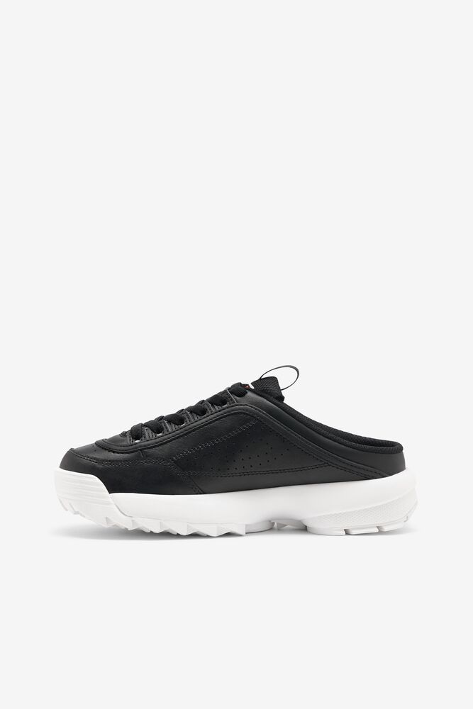 Tenis Fila Disruptor 2 Mule Sneakers Mujer Negras Blancas Rojas | 207859IXM