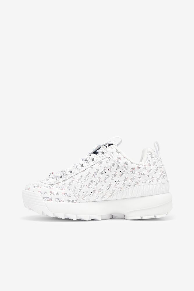 Tenis Fila Disruptor 2 Multi Sneakers Mujer Wht/Fnvy/Fred | 673190TMX