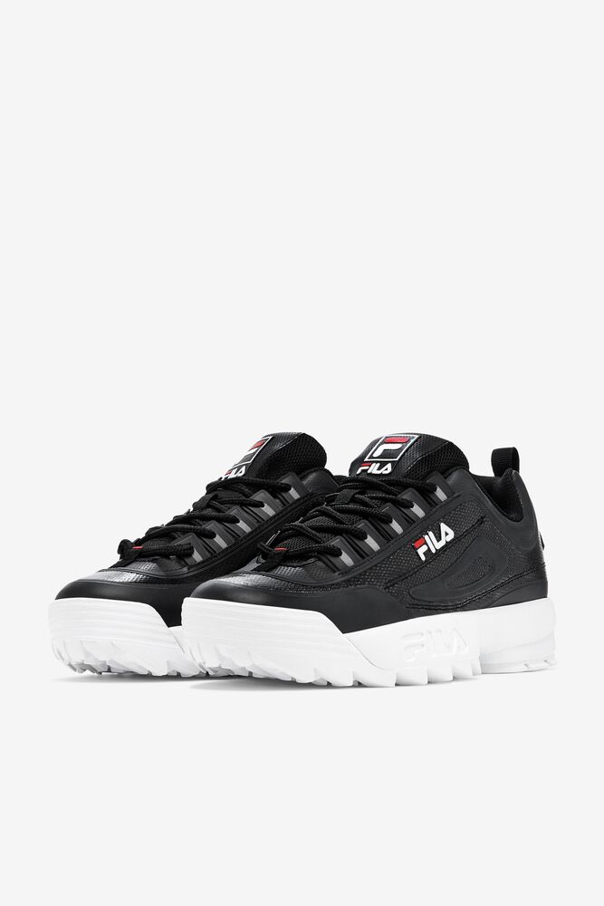 Tenis Fila Disruptor 2 No-sew Sneakers Hombre Blk/Fred/Wht | 342705ENA