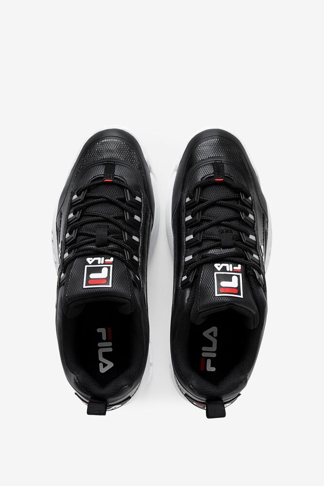 Tenis Fila Disruptor 2 No-sew Sneakers Hombre Blk/Fred/Wht | 342705ENA