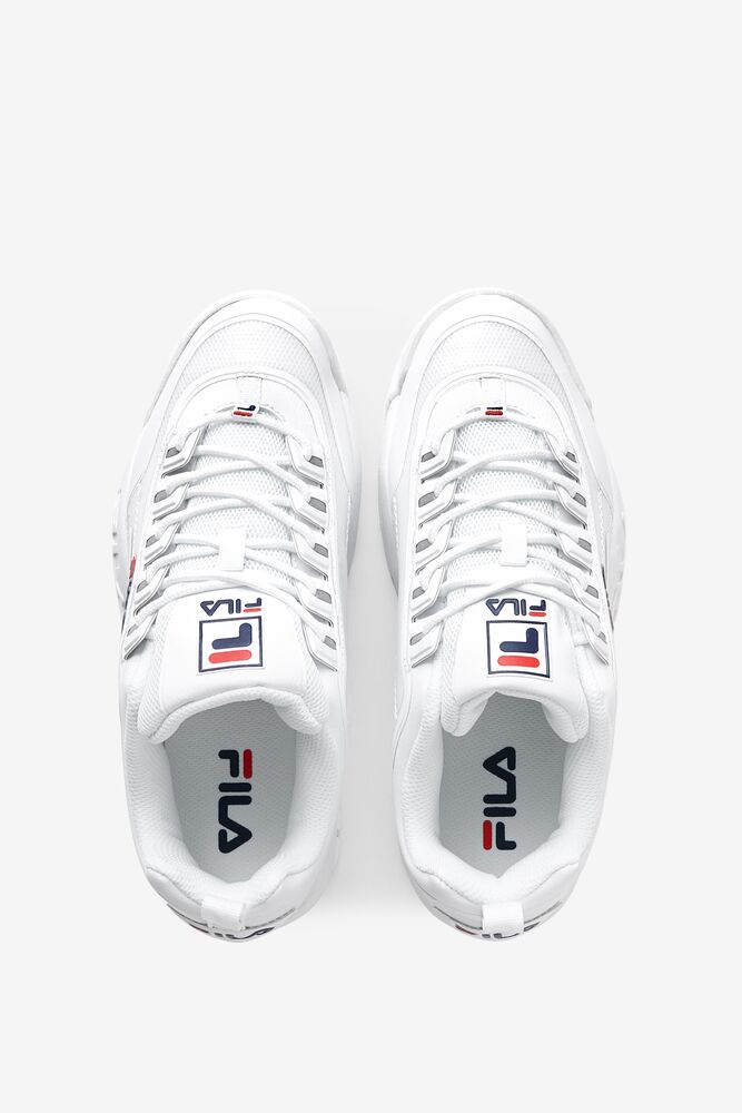 Tenis Fila Disruptor 2 No-sew Sneakers Hombre Wht/Fnvy/Fred | 249786OHA