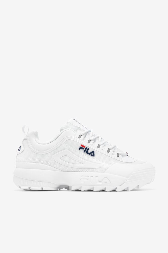 Tenis Fila Disruptor 2 No-sew Sneakers Hombre Wht/Fnvy/Fred | 249786OHA