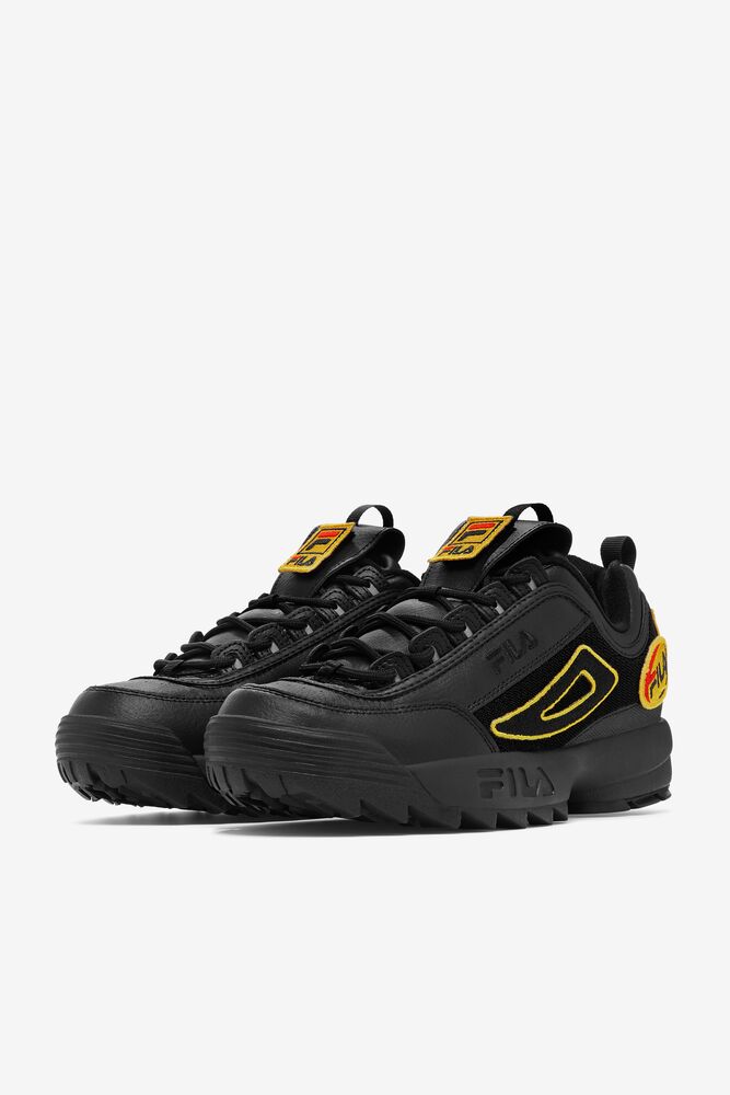 Tenis Fila Disruptor 2 Patches Sneakers Hombre Negras | 954871PZW