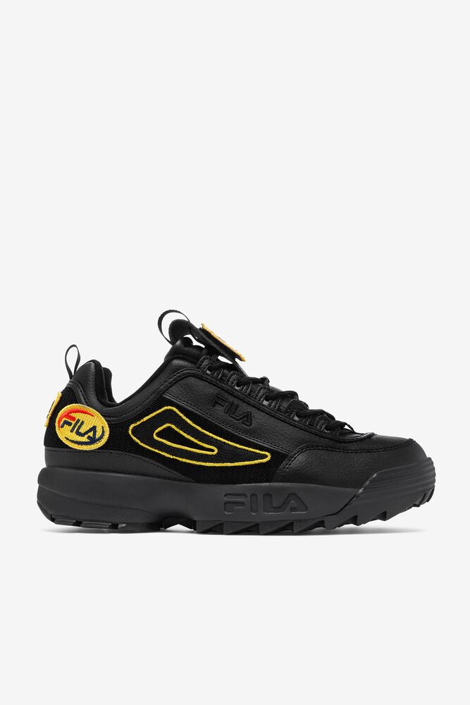 Tenis Fila Disruptor 2 Patches Sneakers Hombre Negras | 954871PZW