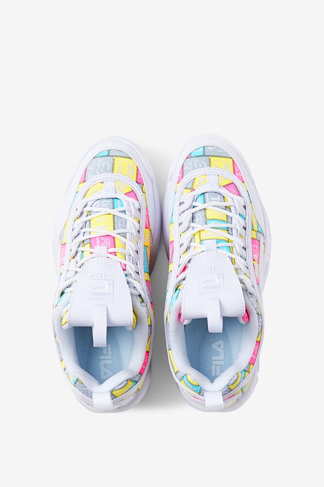 Tenis Fila Disruptor 2 Patchwork Sneakers Mujer Blancas | 528690IDH