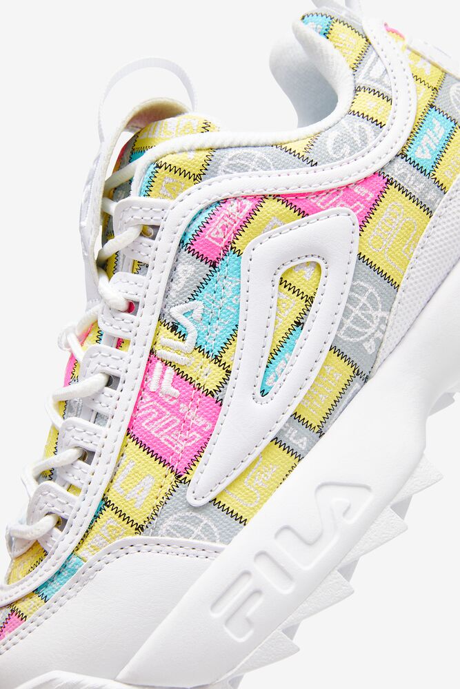 Tenis Fila Disruptor 2 Patchwork Sneakers Mujer Blancas | 528690IDH