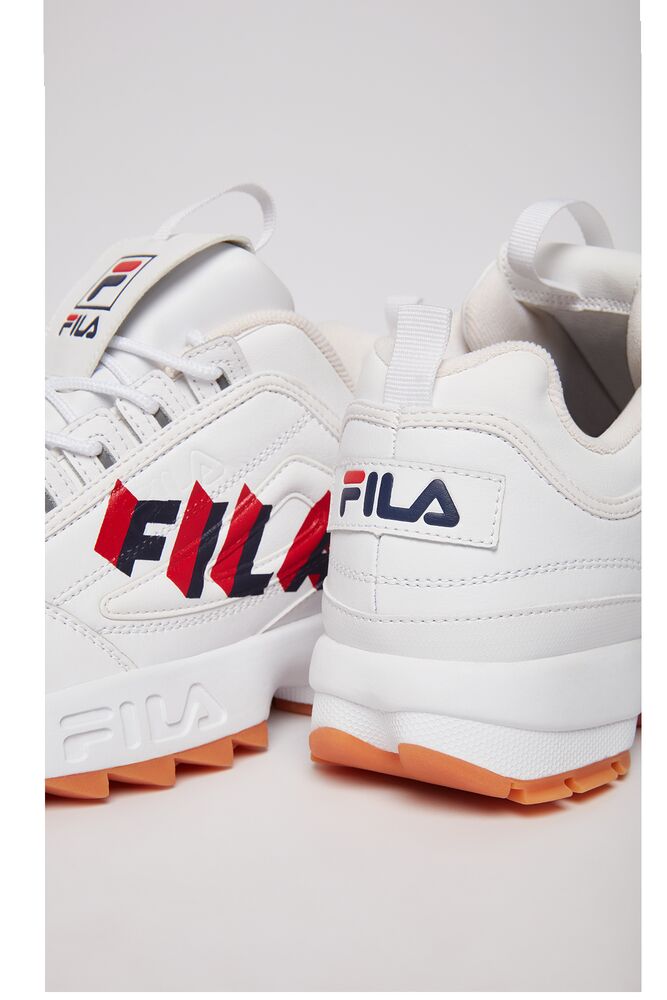 Tenis Fila Disruptor 2 Perspective Sneakers Hombre Wht/Fnvy/Fred | 746501ZML