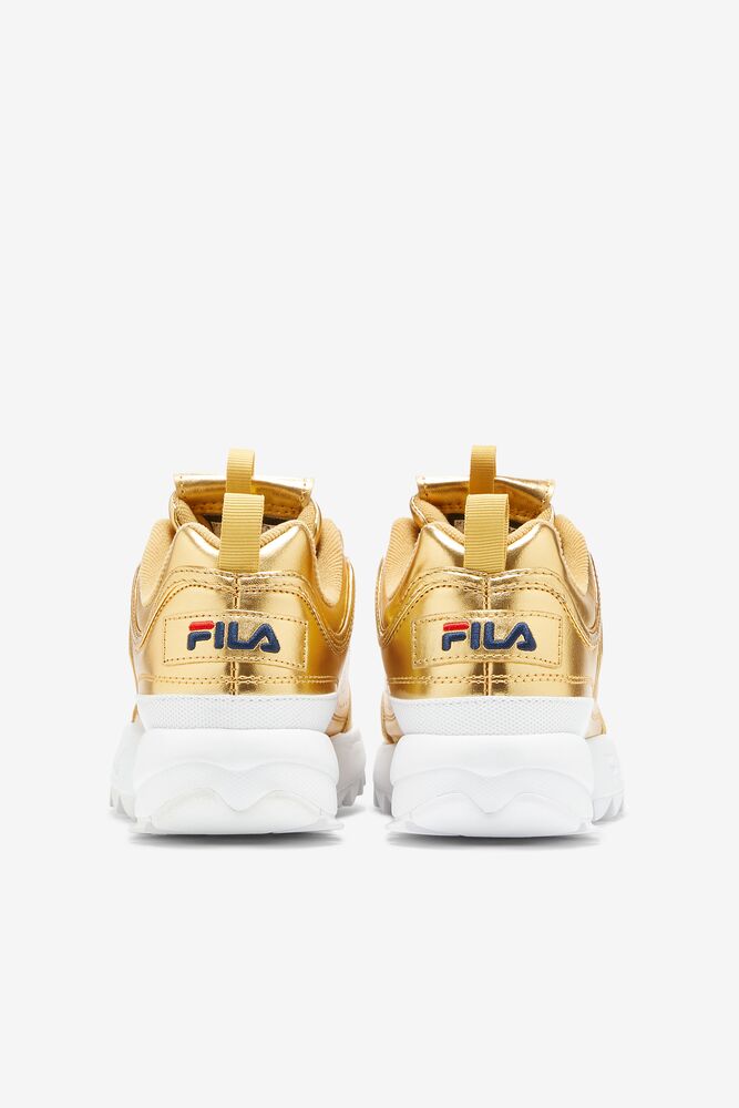 Tenis Fila Disruptor 2 Premium Metallic Sneakers Mujer Mgld/Mgld/Wht | 960872KLS