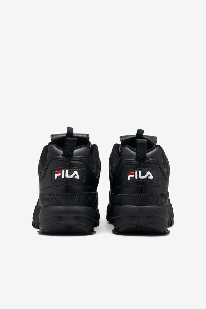 Tenis Fila Disruptor 2 Premium Sneakers Hombre Negras Blancas Rojas | 647810ZID