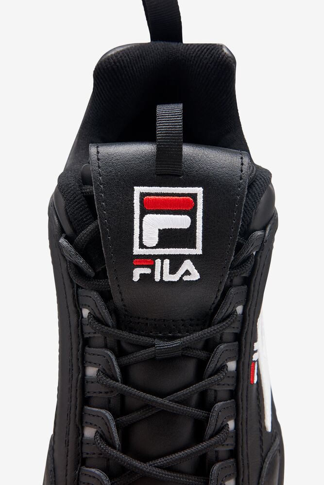 Tenis Fila Disruptor 2 Premium Sneakers Hombre Negras Blancas Rojas | 647810ZID