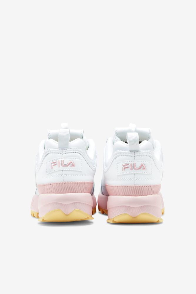 Tenis Fila Disruptor 2 Premium Sneakers Mujer Blancas Rosas | 759268HLF