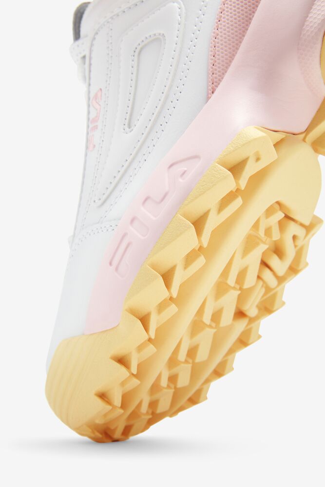 Tenis Fila Disruptor 2 Premium Sneakers Mujer Blancas Rosas | 759268HLF