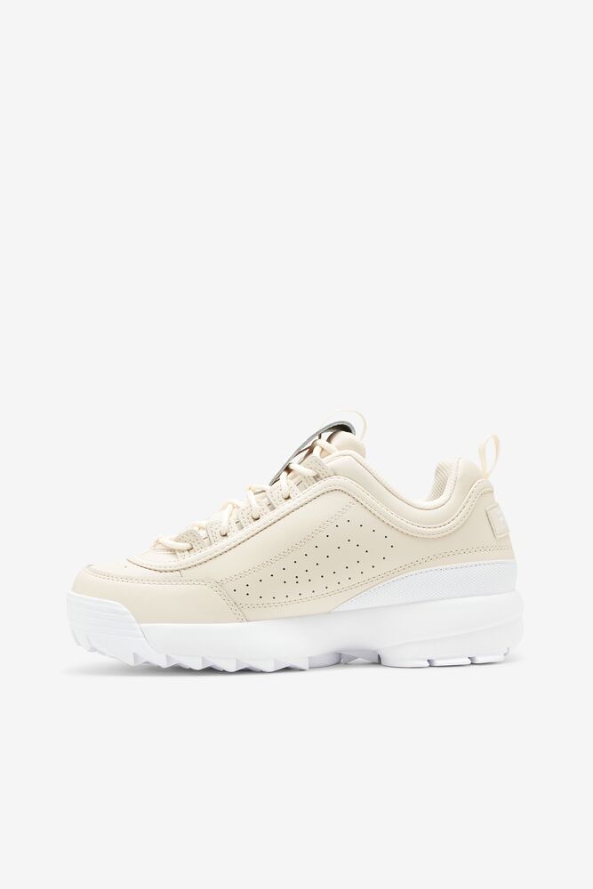 Tenis Fila Disruptor 2 Premium Sneakers Mujer Blancas Blancas Blancas | 216837JXT