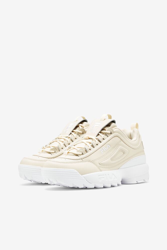 Tenis Fila Disruptor 2 Premium Sneakers Mujer Blancas Blancas Blancas | 216837JXT