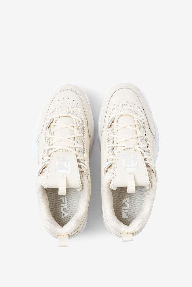 Tenis Fila Disruptor 2 Premium Sneakers Mujer Blancas Blancas Blancas | 216837JXT