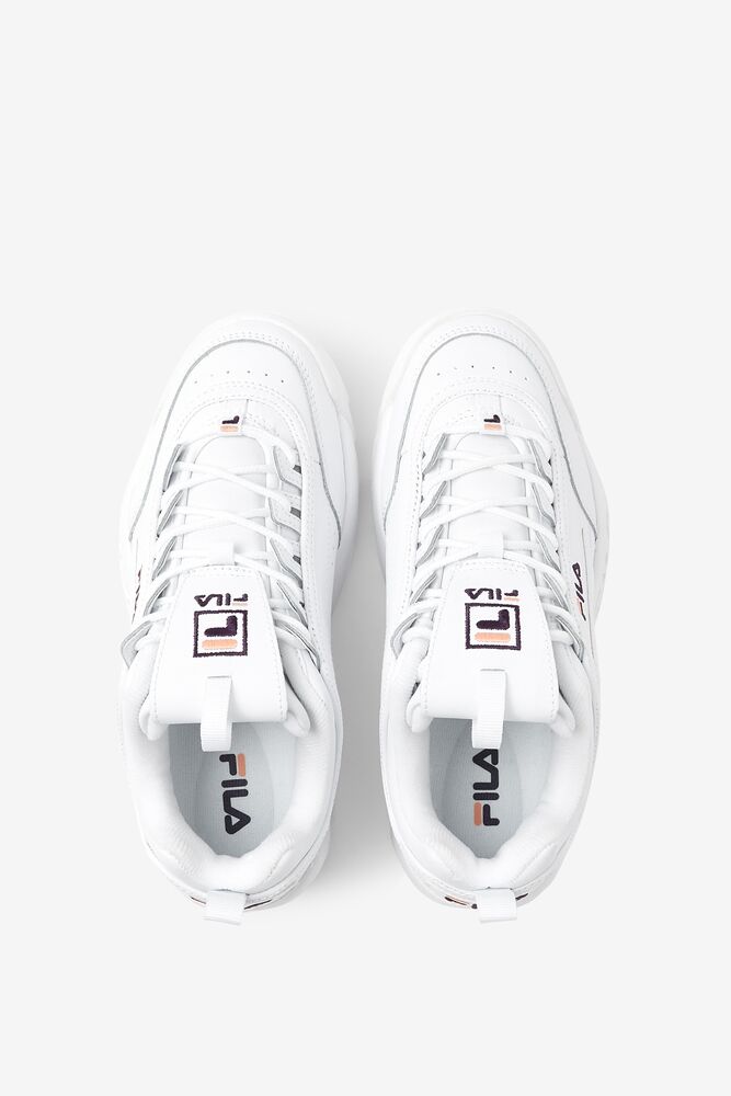 Tenis Fila Disruptor 2 Premium Sneakers Mujer Wht/Cado/Ggrp | 089236VZH